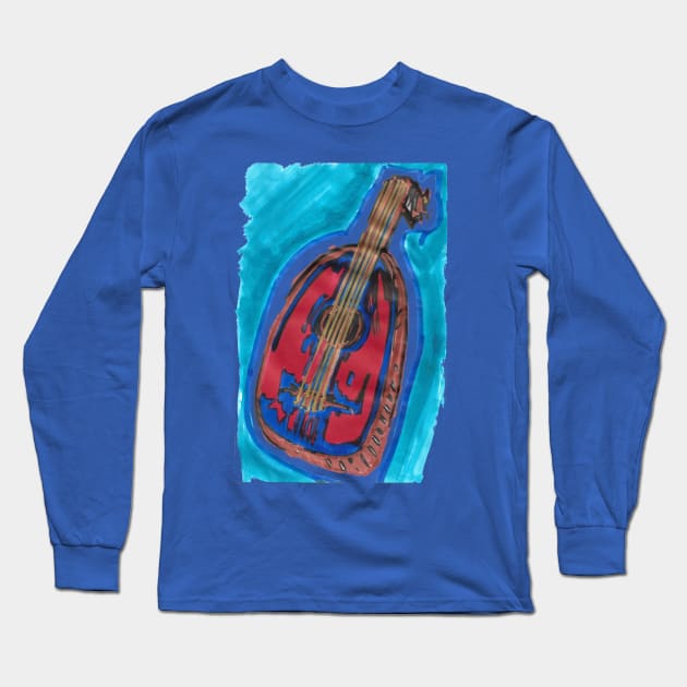 Lute Long Sleeve T-Shirt by hh5art